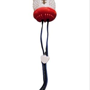 DOG TOY ROCKETSHIP TUGO'WAR ROPE SPACESHIP TEETHER/TREAT TOY NON-TOXIC 14IN